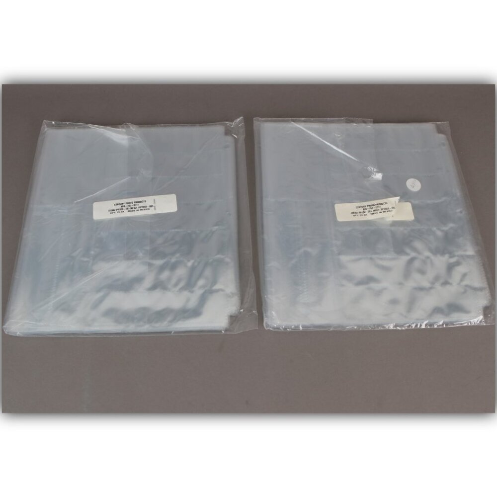 48 pages of 20th Century Plastics poly photo pages for 35mm negatives PPC360-000